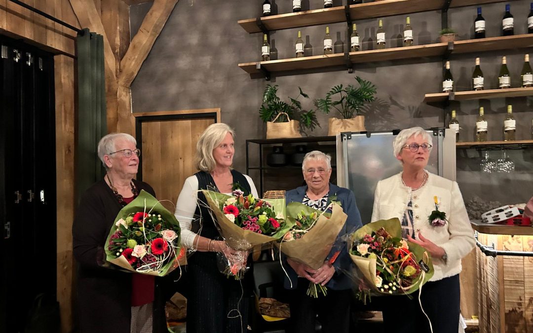 Ceciliafeest Sint Nicolaaskoor met vijf jubilarissen